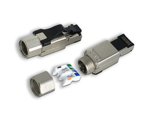 XLR-8 Category 8 RJ45 Shielded Plug (6-8mm Jacket Size)